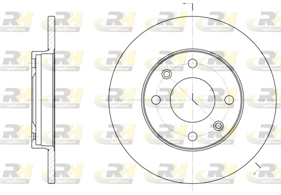 Tarcza hamulcowa 6130.00 ROADHOUSE