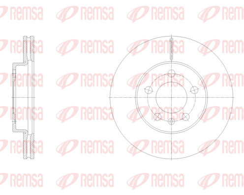 Tarcza hamulcowa 62119.10 REMSA