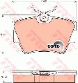 Klocki hamulcowe - komplet, COTECGDB1479, TRW w ofercie sklepu e-autoparts.pl 