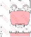 Klocki hamulcowe - kompletGDB3233, TRW w ofercie sklepu e-autoparts.pl 