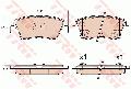 Klocki hamulcowe - komplet, COTECGDB3537, TRW w ofercie sklepu e-autoparts.pl 