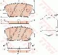 Klocki hamulcowe - komplet, COTECGDB3549, TRW w ofercie sklepu e-autoparts.pl 