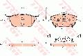 Klocki hamulcowe - kompletGDB3600, TRW w ofercie sklepu e-autoparts.pl 