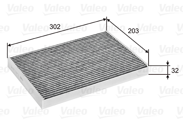 716069 Filtr kabinowy przeciwpyłkowy, CLIMFILTER PROTECT VALEO