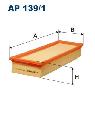 Filtr powietrza wyprzedaż, AP 139/1, FILTRON WIX w ofercie sklepu e-autoparts.pl 
