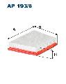 Filtr powietrzaAP 193/8, FILTRON WIX w ofercie sklepu e-autoparts.pl 