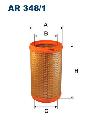 Filtr powietrza wyprzedaż, AR 348/1, FILTRON WIX w ofercie sklepu e-autoparts.pl 