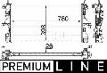 Chłodnica, układ chłodzenia silnika, BEHR *** PREMIUM LINE ***CR 808 000P, MAHLE w ofercie sklepu e-autoparts.pl 