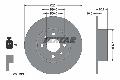 Tarcza hamulcowa, PRO92034203, TEXTAR w ofercie sklepu e-autoparts.pl 