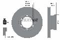 Tarcza hamulcowa do Mercedesa, 93087600, TEXTAR w ofercie sklepu e-autoparts.pl 