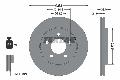 Tarcza hamulcowa do Chryslera, 92108700, TEXTAR w ofercie sklepu e-autoparts.pl 