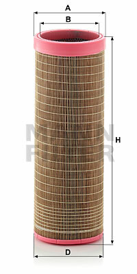 Filtr powietrza wtórnego CF 18 190/2 MANN-FILTER MANN+HUMMEL GMBH