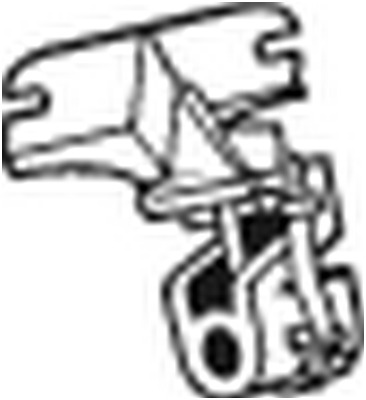 Pasek gumowy, system wydechowy 255-191 BOSAL INTERNATIONAL N.V.