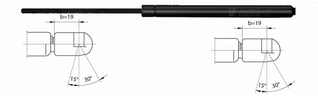 sprężyna gazowa pokrywy bagażnika daewoo 21673 KROSNO