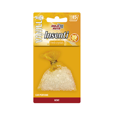ZAPACH INSENTI WORECZKI ZAPACHOWE 20G  MOJE AUTO - VANILIA SZT AMTRA 15-001 AMTRA