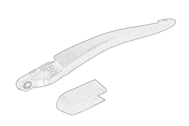 ramię wycieraczki psa 6405V5 PEUGEOT CITROEN