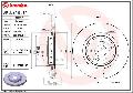 Tarcza hamulcowa, COATED DISC LINE09.D218.11, BREMBO w ofercie sklepu e-autoparts.pl 