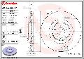 Tarcza hamulcowa, COATED DISC LINE09.D938.11, BREMBO w ofercie sklepu e-autoparts.pl 